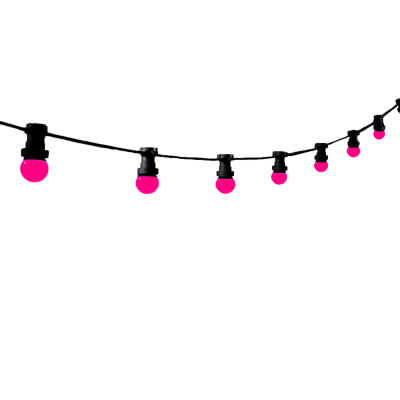 Licht Snoer LED "Roze"